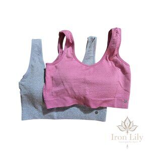 Lucky Brand Sports Bra Set | Women’s Size Large | New Never Worn | 2-Piece set